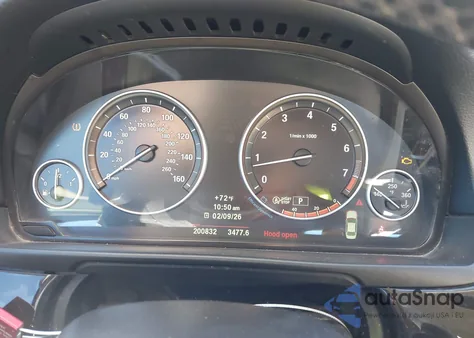 2013 BMW 535I из США, поврежденный, VIN WBAFR7C50DC823190